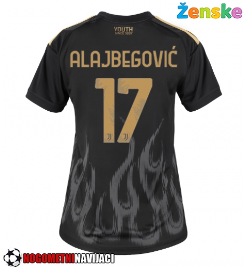 Ženske Nogometnih dresov Juventus Kerim Alajbegovic #17 Tretji 2026-27 Kratki rokavi Ženske Nogometnih dresov Juventus Kerim Alajbegovic #17 Tretji 2026-27 Kratki rokavi